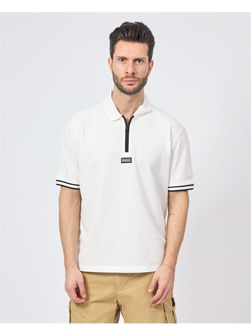 Polo Armani Exchange pour homme avec fermeture éclair ARMANI EXCHANGE | XM000221-AF10366U0009